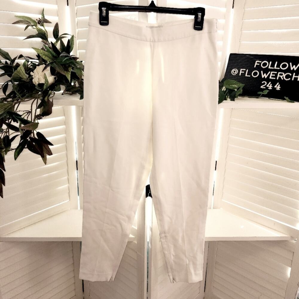NARCISO RODRIGUEZ CREAM DRESS PANTS SIZE 42 31" INCH WAIST